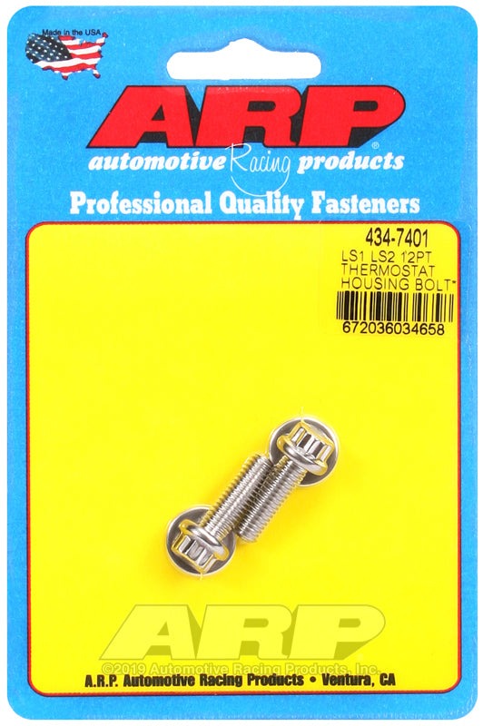 ARP LS1 LS2 SS 12pt thermostat housing bolt kit
