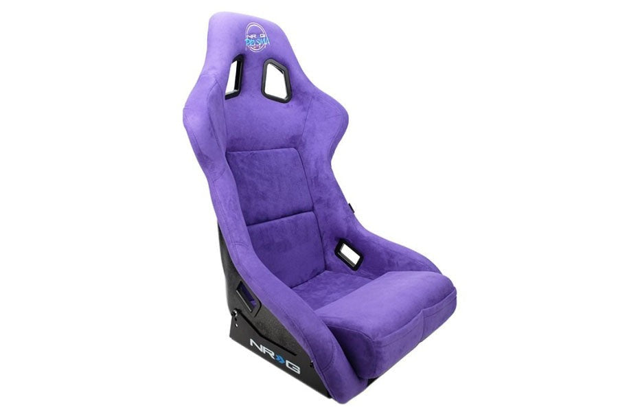 NRG Innovations FRP PRISMA Large Competition Seat Vegan Alcantara Purple - Universal