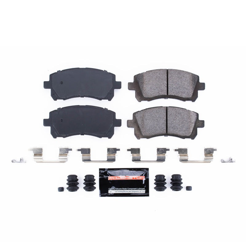 Power Stop Front Z23 Evolution Sport Brake Pads w/Hardware - 2002-2003 Subaru WRX / 1998-2001 Forester