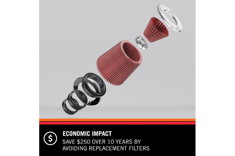 K&N Universal Clamp-On Air Filter - Universal