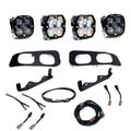 Baja Designs 2023+ Ford Super Duty Squadron Pro/SAE 2.0 Dual Fog Pocket Kit (SAE Fog) - Clear