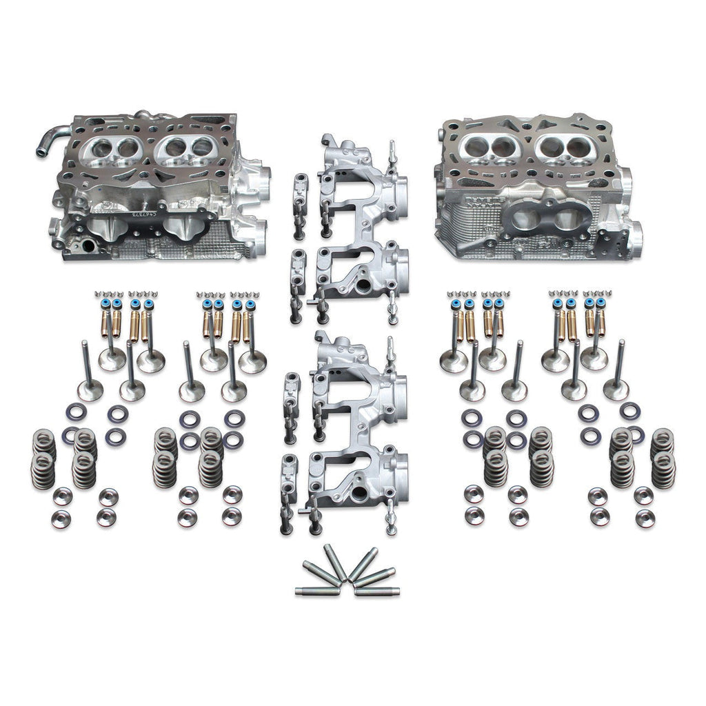 IAG 950 CNC Ported Race Cylinder Heads Package for 02-14 WRX, 04-21 STI, 04-13 FXT, 05-09 LGT