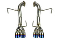 ETS Extreme Axle Back Exhaust System Titanium Tip No Mufflers - Subaru Models (inc. 2015-2021 WRX / 2015-2018 STI)