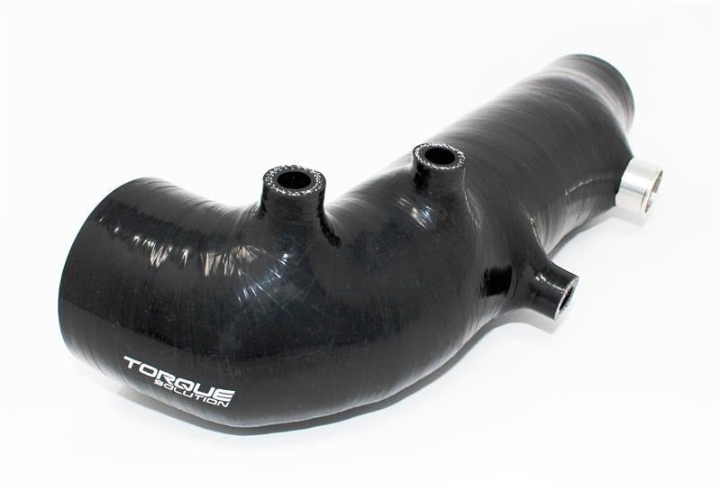 Torque Solution Turbo Inlet Hose - Black - 2002-2007 Subaru WRX / 2004-2021 Subaru STI / 2005-2009 Subaru Legacy GT / 2004-2013 Subaru Forester XT