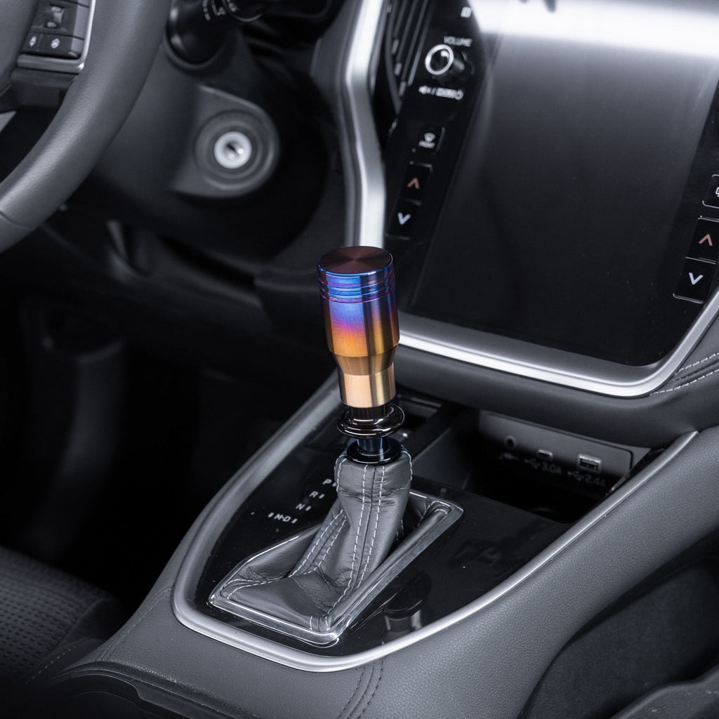 Billetworkz Titanium Torched Automatic Shifter - Fits Subaru CVT: WRX (2022+), Crosstrek (2024+), Forester (2025+), Impreza (2024+), Legacy/Outback (2015+)