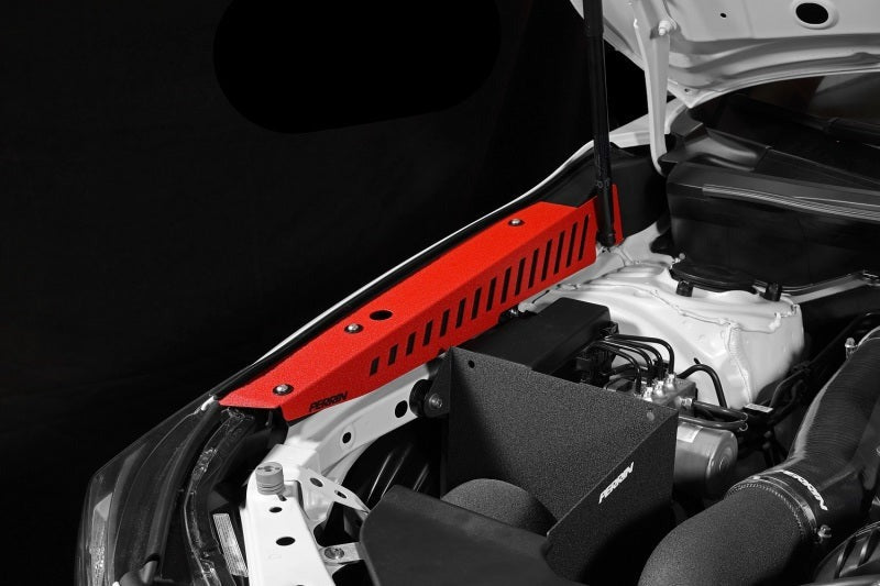 PERRIN Fender Shroud Set - Red - 2022-2026 Subaru WRX