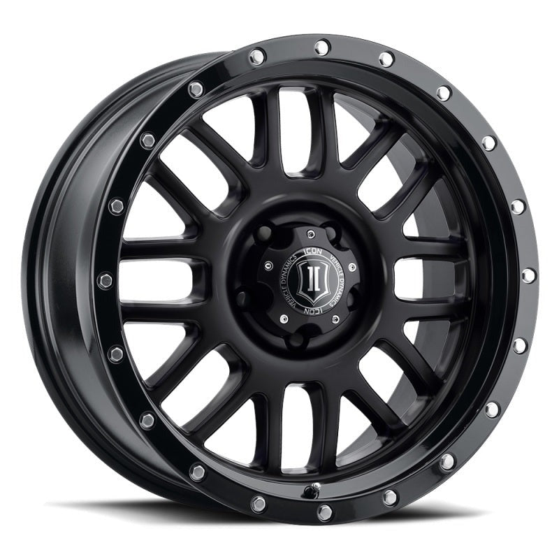ICON Alloys Alpha 20x9 6x5.5 +16mm 5.625" Backspacing Gloss Black Wheel - 1220909056GB