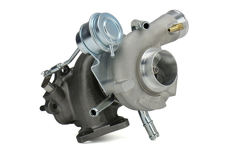 Forced Performance FP BLUE Turbocharger 58mm 8cm IWG w/ Oil Feed Line - 2002-2007 Subaru WRX / 2004-2021 Subaru STI