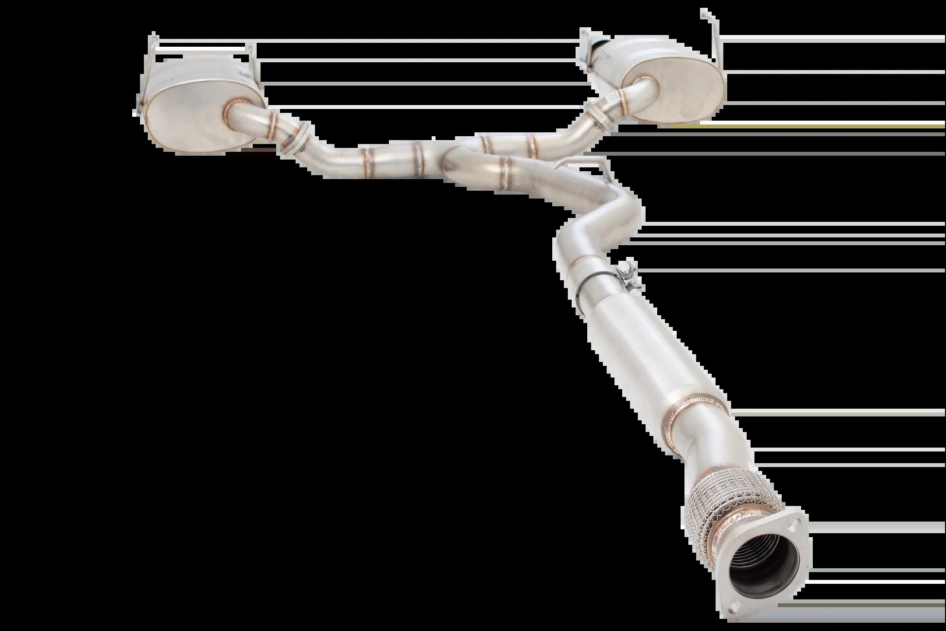XForce Cat-Back Exhaust for 2009-2011 Subaru WRX / 2009-2012 Forester XT - ES-SW20-CBS