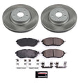 Power Stop Front Semi-Coated Rotor Kit - 2015-2021 Subaru WRX