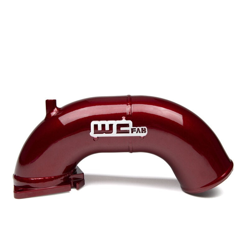 Wehrli 98.5-02 Cummins 5.9L 3.5in Intake Horn & Driver Intercooler Pipe - Bengal Silver