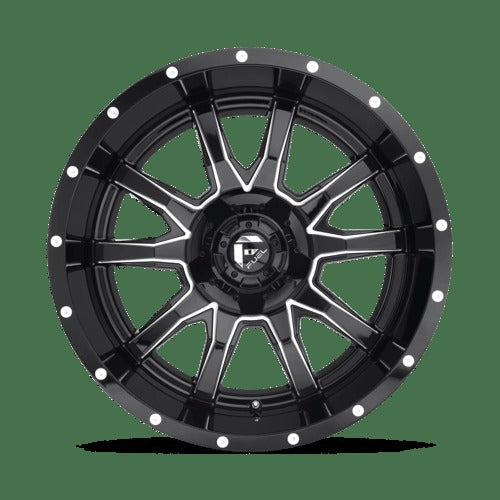 D627 20X12 5X4.5/5.0 GL-BLK-MIL -43MM