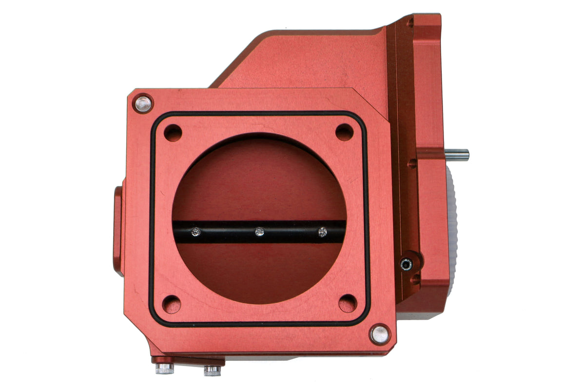 Boomba Racing 75mm DBW Throttle Body (Red) - 2004-2021 Subaru STI