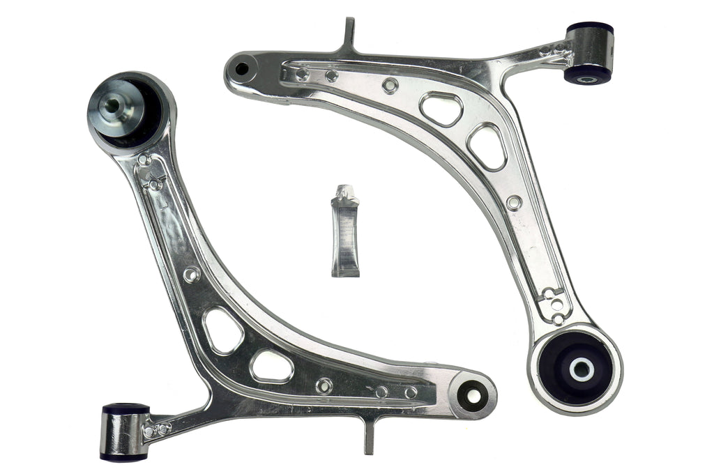 SuperPro Front Lower Alloy Control Arm Kit (+Caster) - 2008-2014 Subaru WRX / STI