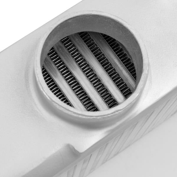 Mishimoto Subaru Top-Mount Intercooler Kit, Powder Coated Silver & Blue Hoses - 2002-2007 Subaru WRX / 2004-2007 STI