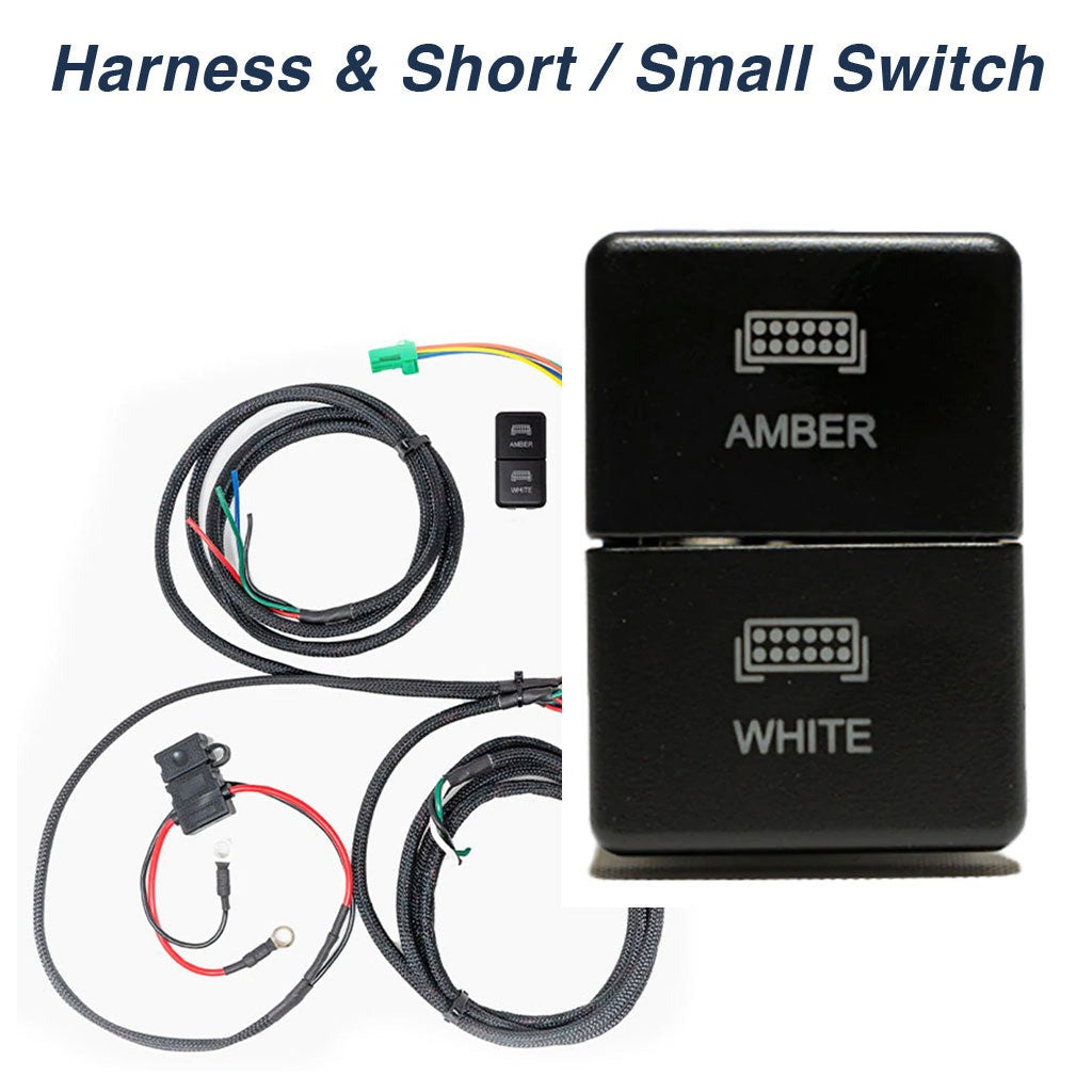 Dual Function Wiring Harness With Dual Relays complete with Dual Function Switch