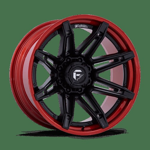 D401 22X10 8X180 M-BLK RD -18MM