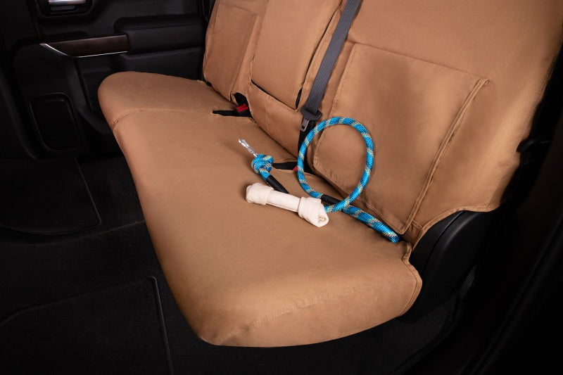 Covercraft 19-26 Mercedes-Benz Sprinter Polycotton SeatSaver Custom Front Row Seat Covers-Tan