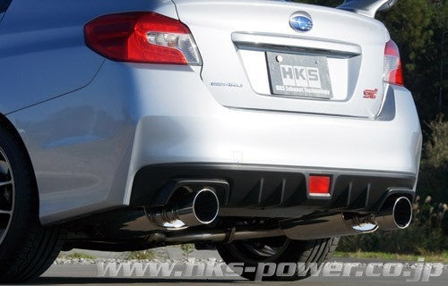HKS Super Turbo Muffler Cat Back Exhaust - 2015-2021 Subaru WRX / STI