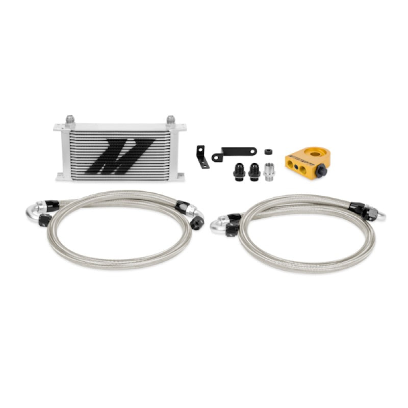 Mishimoto Thermostatic Oil Cooler Kit, Silver - 2008-2014 Subaru STI