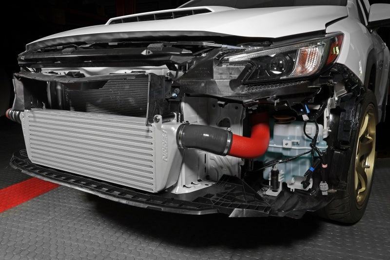 PERRIN Front Mount Intercooler Kit (Red Tubes & Silver Core) - 2022-2026 Subaru WRX