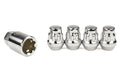 Project Kics Bull Lock Wheel Lock Set 19mm 12X1.25 Chrome - Universal