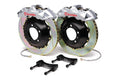 Brembo Gran Turismo 6 Piston Front Brake Kit Silver Slotted Rotors - 2008-2014 Subaru WRX / 2010-2011 Legacy 2.5i