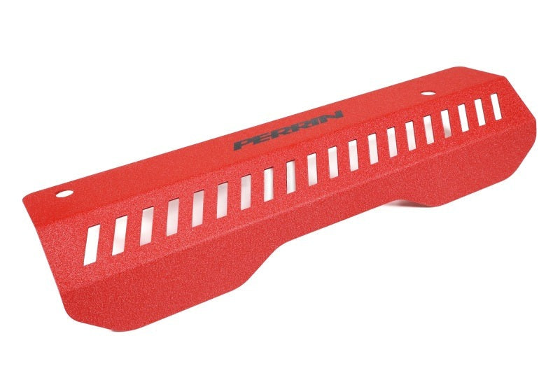 PERRIN Pulley Cover - Red (SHORT - For Use w/PERRIN AOS) - 2022-2026 Subaru WRX