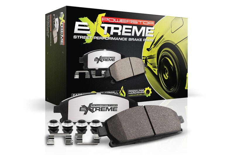 Power Stop Rear Z26 Extreme Street Brake Pads w/Hardware - 2018-2021 Subaru STI