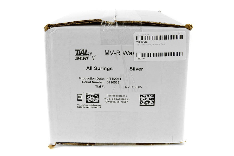 Tial MV-R Wastegate 44mm Silver w/ All Springs - Universal