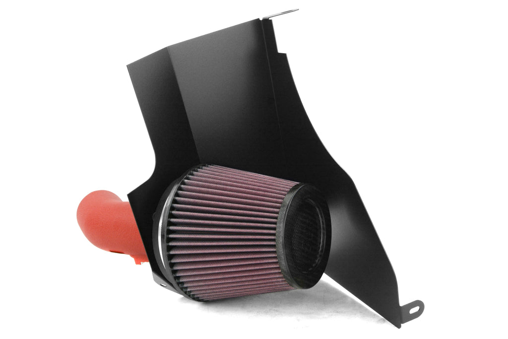 K&N Wrinkle Red Typhoon Short Ram Intake - 2002-2007 Subaru WRX / 2004-2007 STI