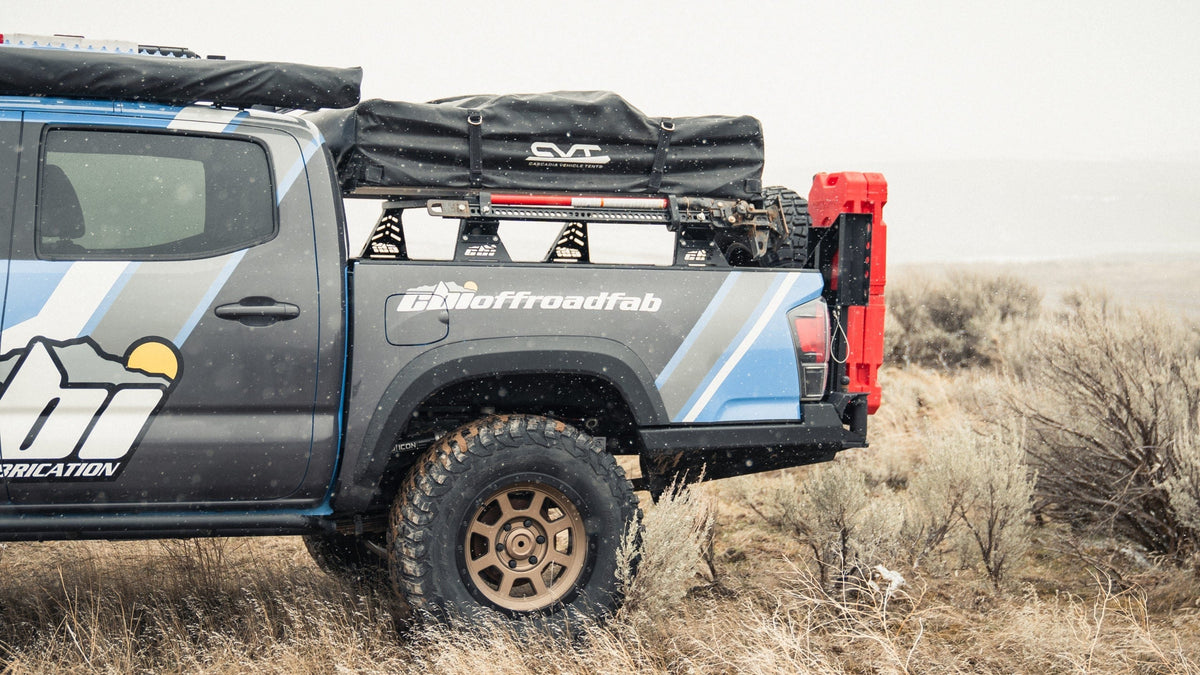 3rd Gen Toyota Tacoma High Clearance Rear Bumper No Swing Arm 16-22 Toyota Tacoma CBI Offroad