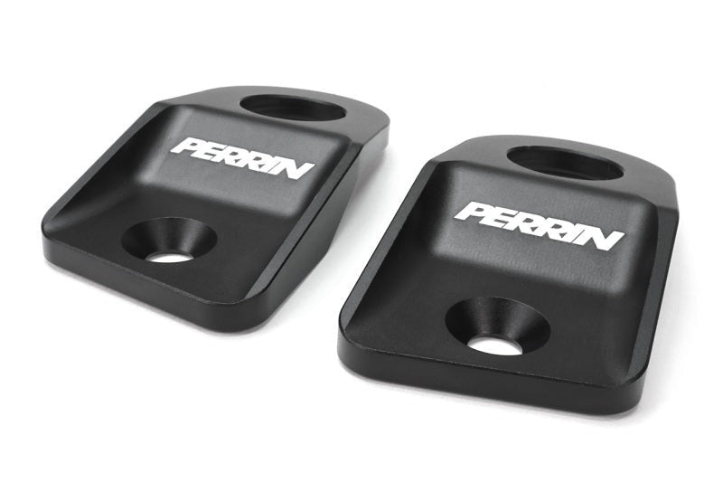 PERRIN Upper Radiator Bracket Set - Black 2015-2021 Subaru WRX/STI / 2013-2017 Crosstrek / 2012-2016 Impreza