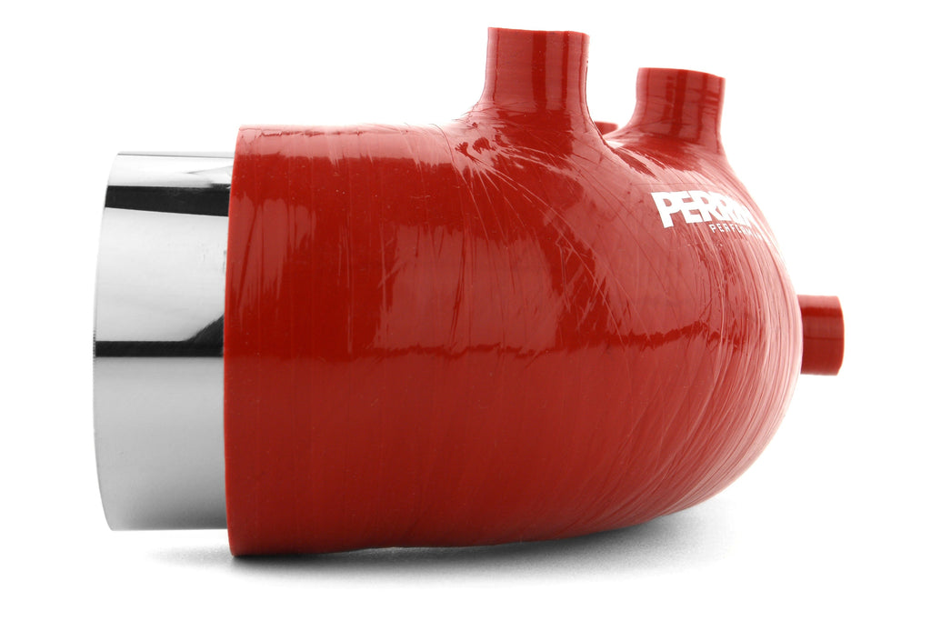 PERRIN 2.4in Turbo Inlet Hose (Red) - 2002-2014 Subaru WRX / 2004-2021 STI / 2004-2013 Forester XT / 2005-2009 Legacy GT / Outback XT