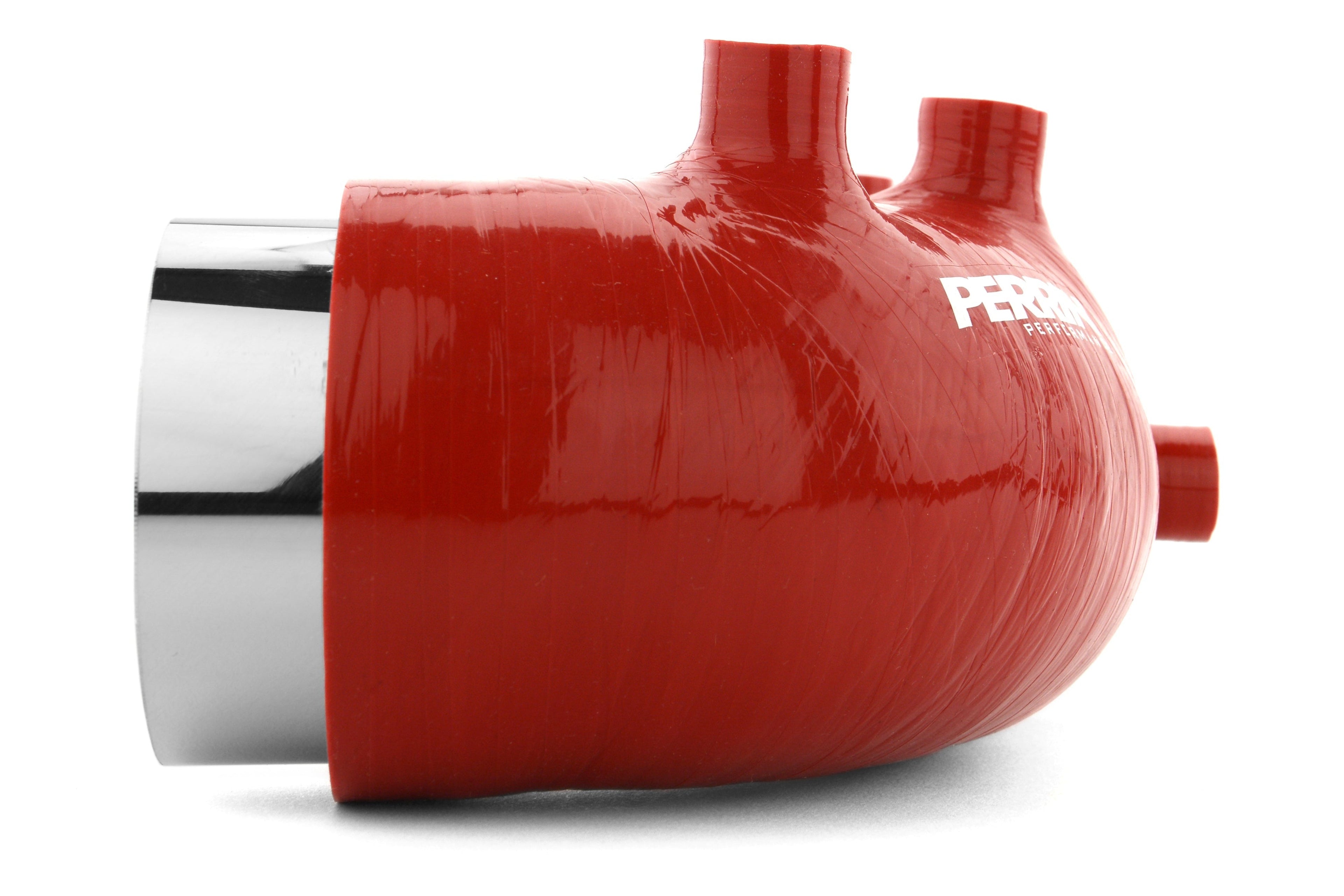 PERRIN 2.4in Turbo Inlet Hose (Red) - 2002-2014 Subaru WRX / 2004-2021 STI / 2004-2013 Forester XT / 2005-2009 Legacy GT / Outback XT