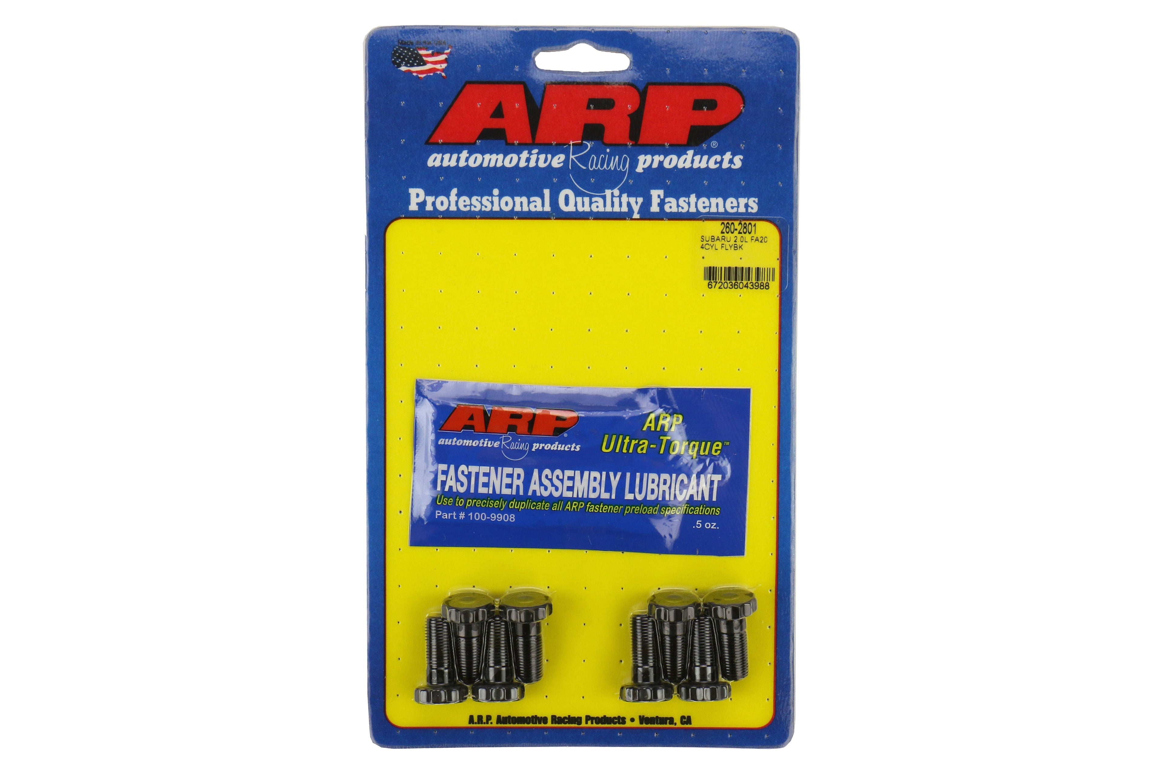 ARP Fasteners Flywheel Bolt Kit - 2013-2016 Scion FR-S / 2013-2020 Subaru BRZ / 2017-2019 Toyota 86