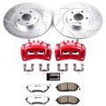 Power Stop Z26 Street Warrior Brake Kit w/Calipers - Front - 2004-2006 Subaru Baja