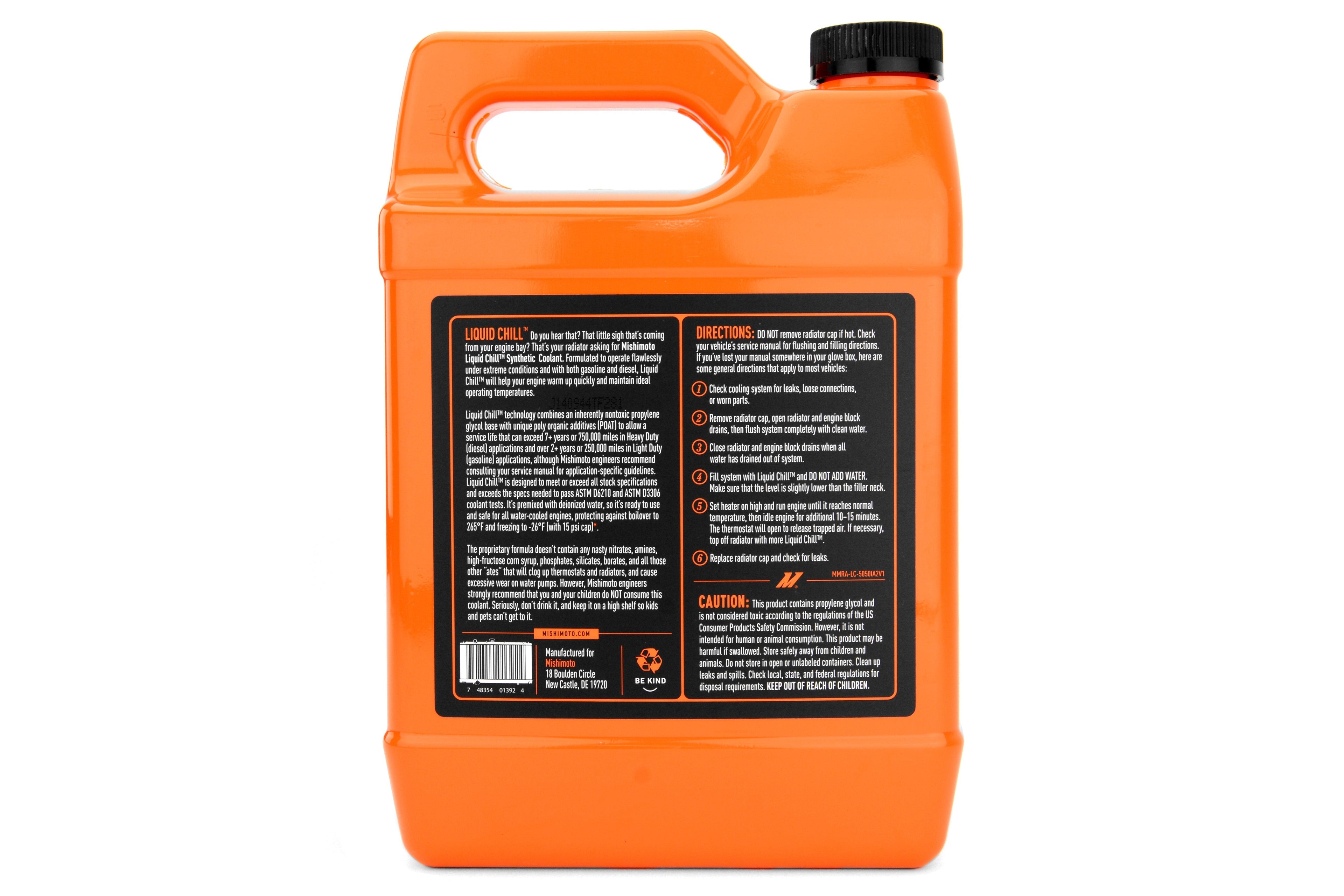 Mishimoto Liquid Chill Synthetic Engine Coolant Premixed - Universal