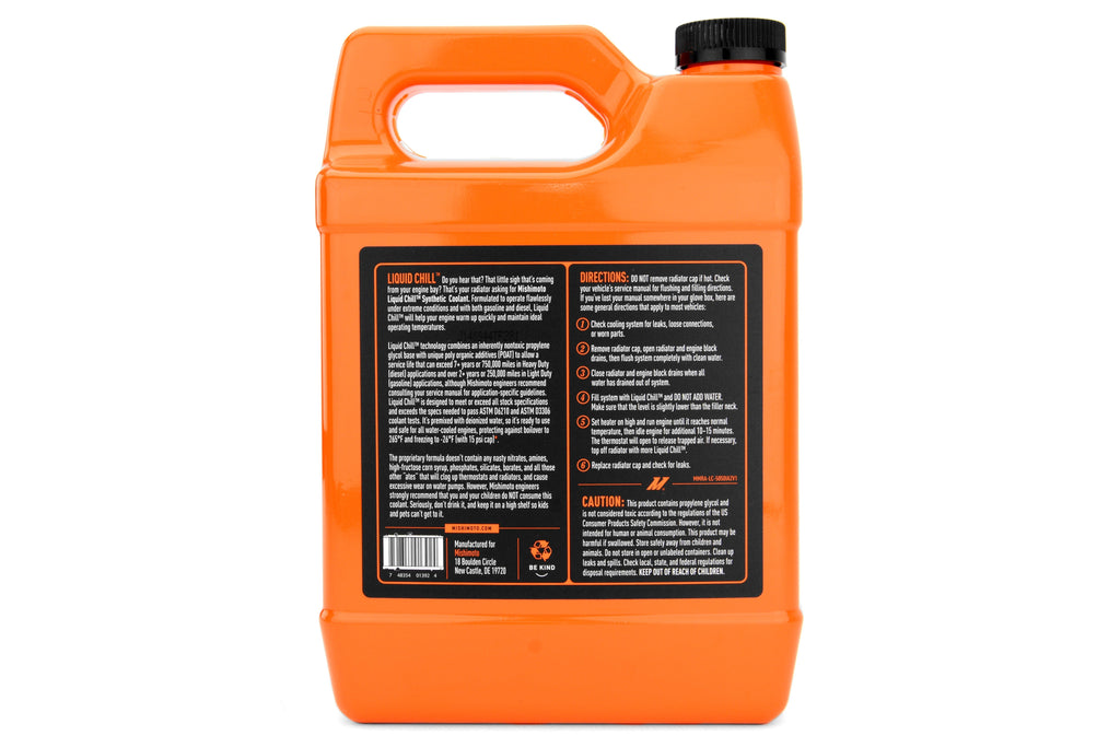 Mishimoto Liquid Chill Synthetic Engine Coolant Premixed - Universal