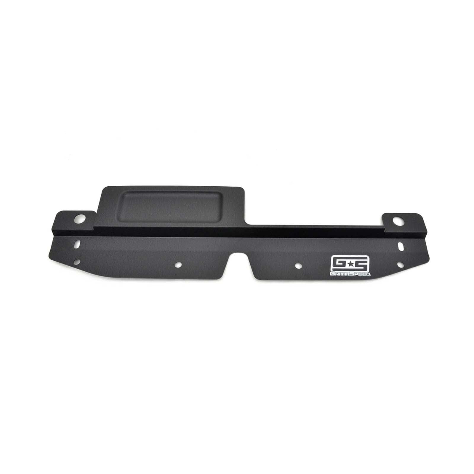 GrimmSpeed Radiator Shroud w/ Tool Tray Black - 2008-2014 Subaru WRX/STI