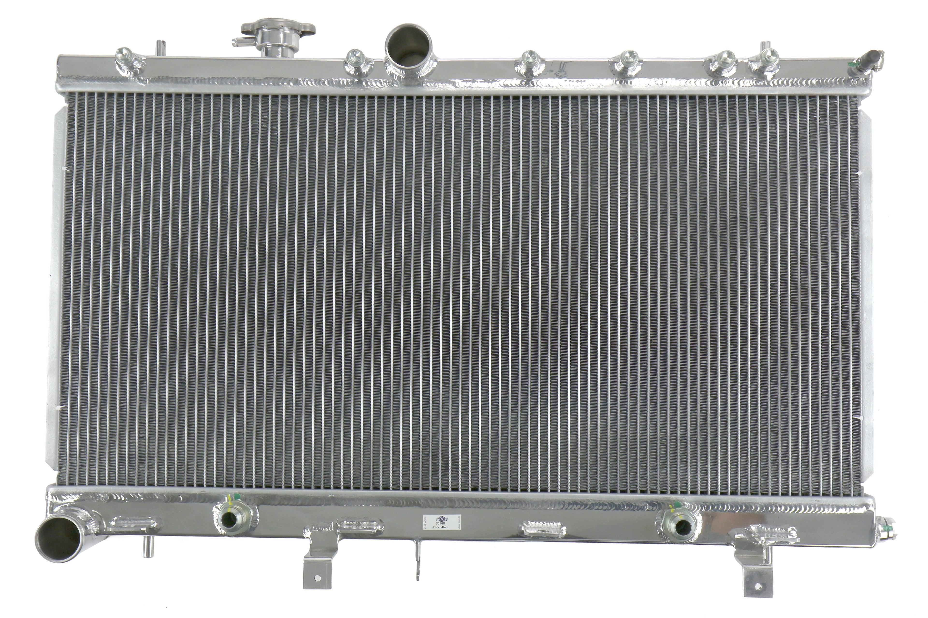 CSF Racing Radiator w/ Built-in Oil Cooler and Sandwich Plate - 2002-2007 Subaru WRX / STI Manual