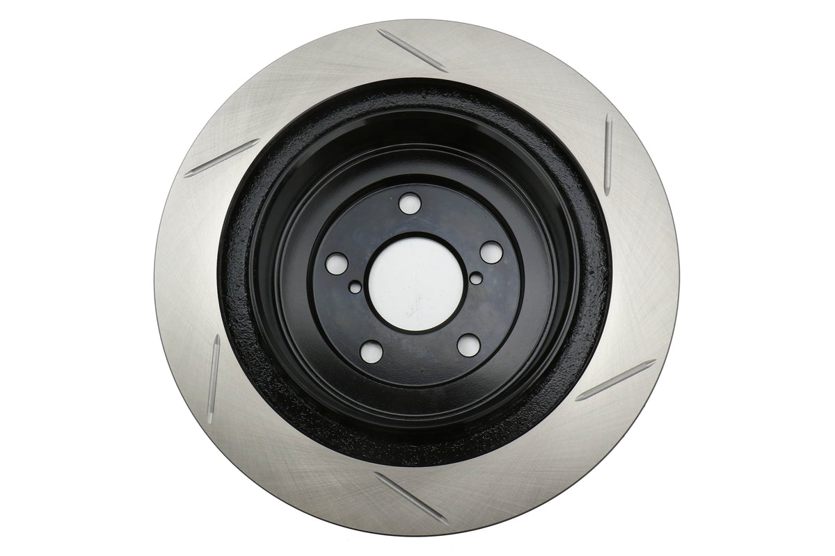 Stoptech Slotted Rear Right Rotor Single - Subaru Models (inc. 2006-2007 WRX / 2005-2009 Legacy GT)