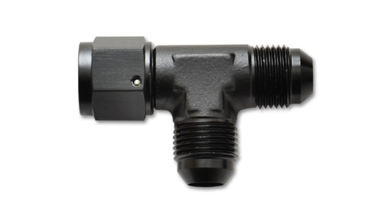 Vibrant Performance -16AN Tee Fitting with Female -16AN Swivel, AN/NPT/ORB Performance Fluid Plumbing, for Performance Automotive Builds - Part 10746