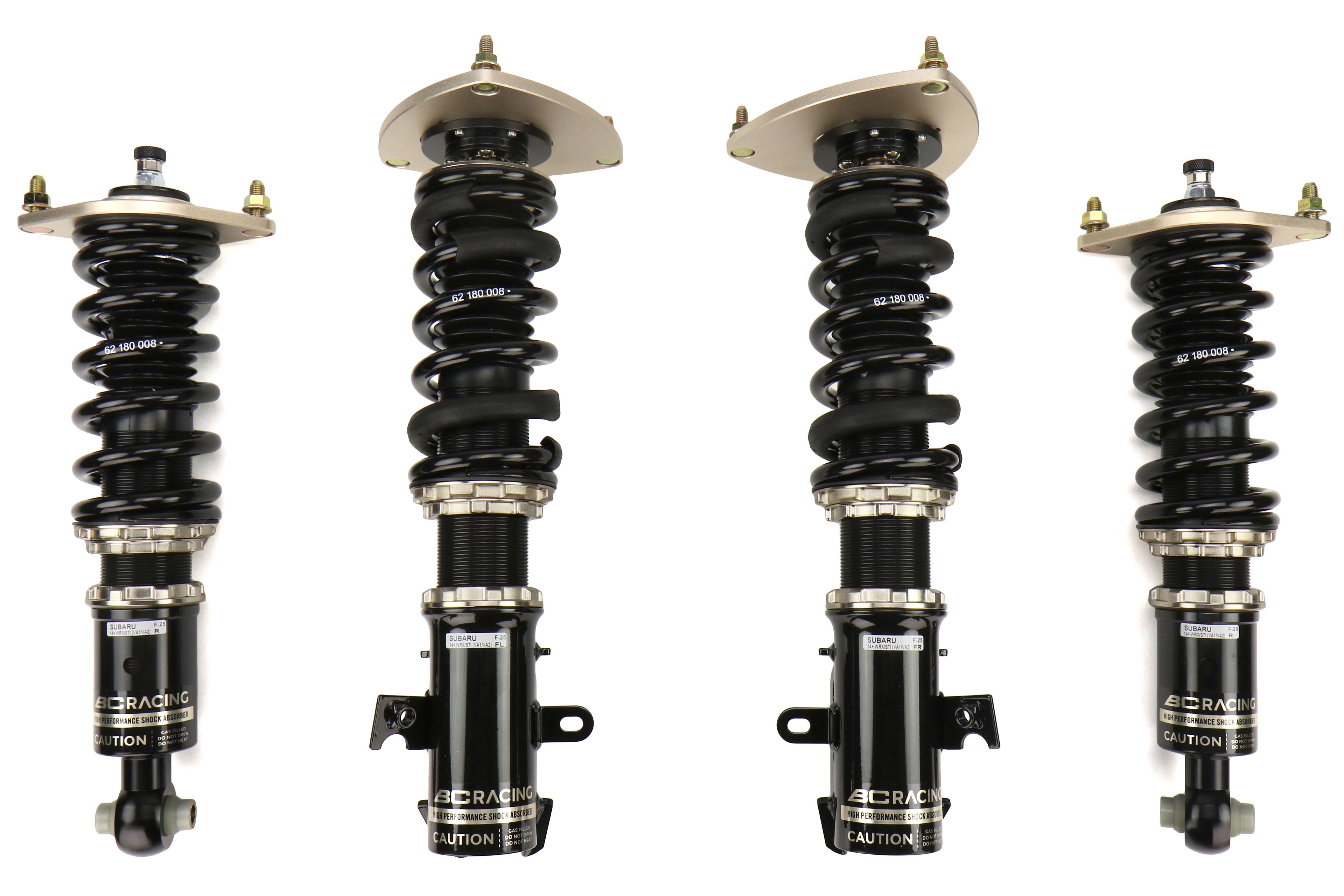BC Racing BR Coilovers w/ Swift Springs Extreme Low (16K Front / 16K Rear) - 2013-2021 Scion FR-S / Subaru BRZ / Toyota 86
