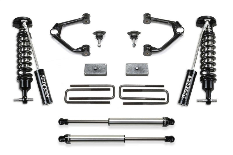 Fabtech 22-23 GM C/K 1500 3in Lift Budget System w/ Dirt Logic 2.5 Resivoir Coilovers