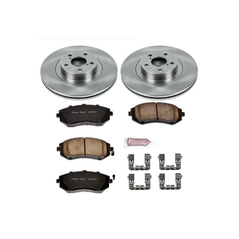 Power Stop Autospecialty Brake Kit - Front - 2004-2006 Subaru Baja