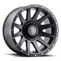 ICON Alloys Compression 20x10 8x6.5 -19mm 4.75" Backspacing Satin Black Wheel - 2020108047SB