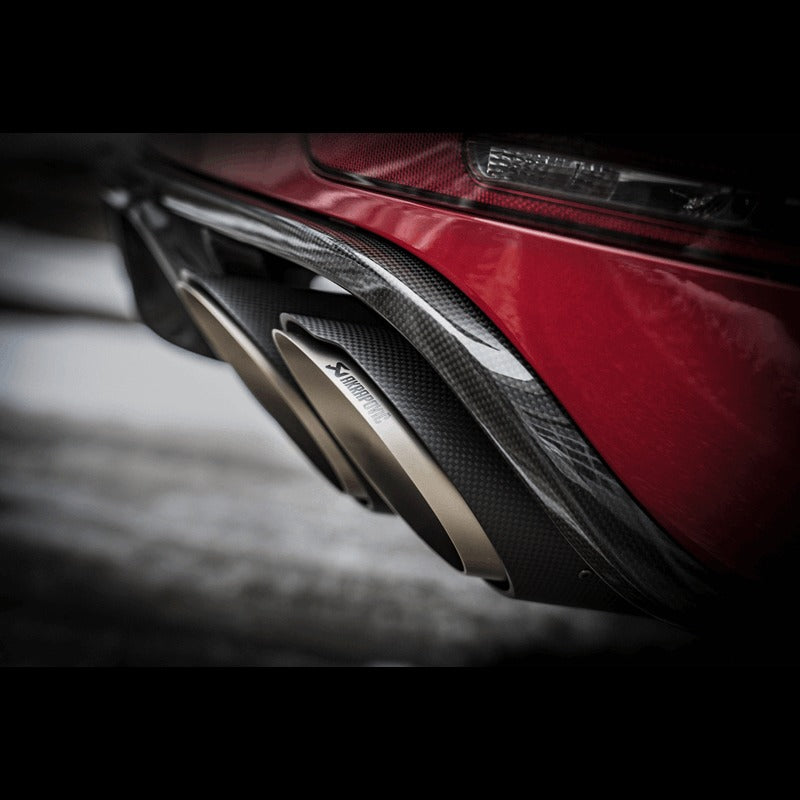 Akrapovic 2014 Porsche Macan Turbo (95B) Evolution Line Cat Back (Titanium) w/ Carbon Fiber Tips