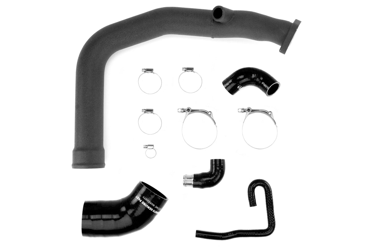 Mishimoto Charge Pipe Kit Hot Side Black - 2015-2021 Subaru WRX