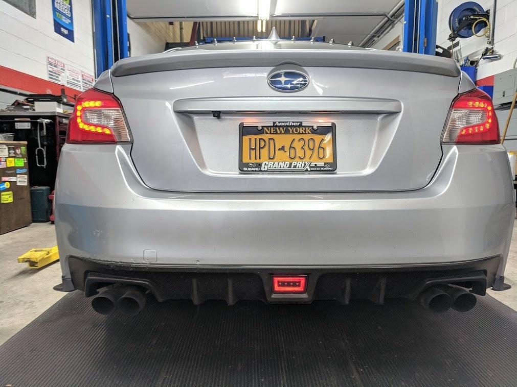 SMY F1 V3 Hyperflash (RBL) Smoked w/ DRL Red Light Bar - 2015-2021 Subaru WRX/STI